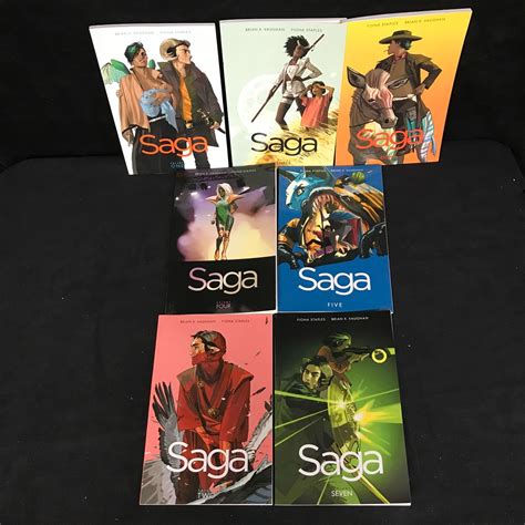SAGA GRAPHIC NOVEL LOT