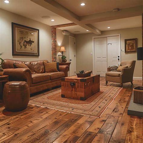 10 Stunning Basement Flooring Ideas with Engineered Hardwood • ArtFasad