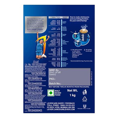 Horlicks Classic Malt Flavour Nutrition Drink Powder, 1 kg Refill Pack ...