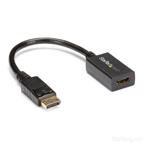 StarTech.com DisplayPort to HDMI Adapter - DP 1.2 to HDMI Video ...