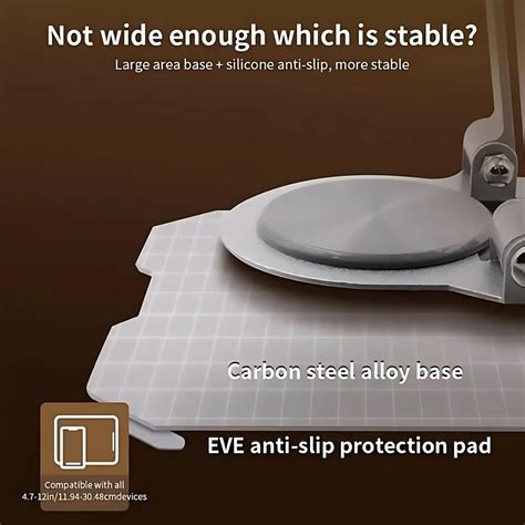 Hi-Rise Tab Stand 360 Rotation, Made with Premium Carbon Steel, Suppor ...