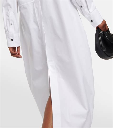 Cotton poplin shirt dress in white - Jil Sander | Mytheresa