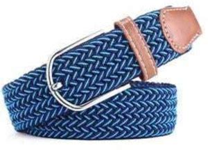 SIZZLYN Men & Women Casual, Formal, Party Blue Canvas Belt BLUE - Price ...