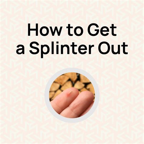 Image result for Getting Splinter Out