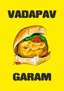 Vadapav Humor Poster (12 x 18) Paper Print - Humor posters in India ...