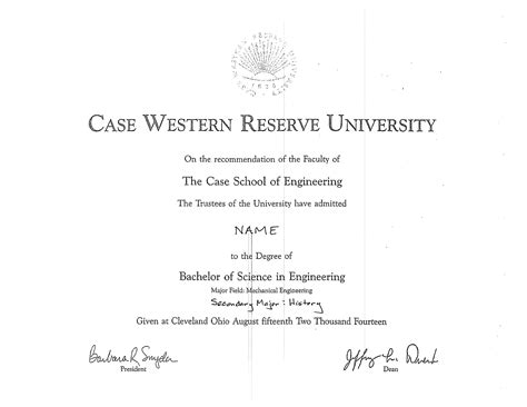 SecondaryMajorDiplomaExample - Department of Cognitive Science