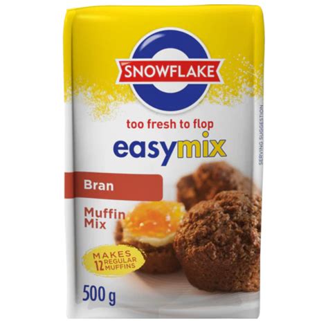 Snowflake Easymix Bran Muffin Mix 500g – The Weston Biltong Company