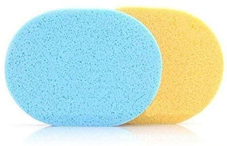 Buy AURINKO® Set Of 2Pcs Face Cleansing Sponge Puff Makeup Washing Pad ...