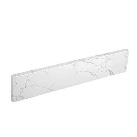 EQLOO 21" x 4" Vanity Top Side Splash, Engineered Stone Sidesplash in ...