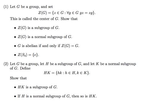 Solved 1. Let G = Z be the group under addition. Let H = | Chegg.com