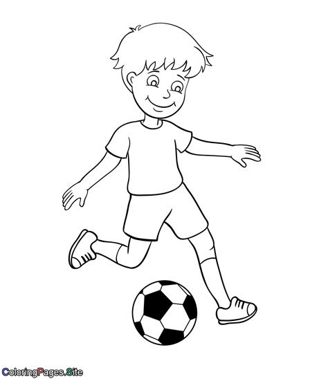 Printable Soccer Coloring Pages