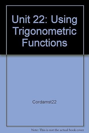 Unit 22: Using Trigonometric Functions : Amazon.in: Books