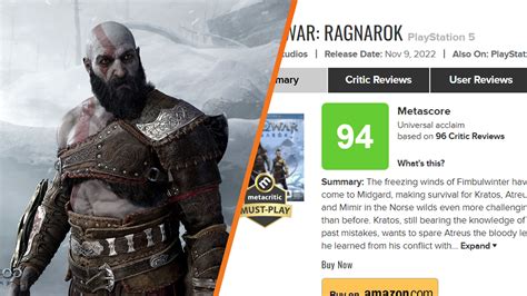 God of War Ragnarök is the second-highest-rated new game of the year | VGC