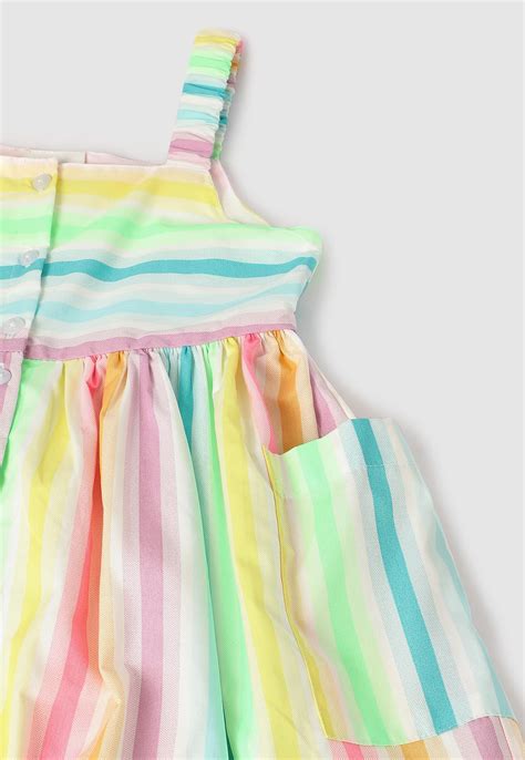 Buy Girls Striped Fit & Flare Dress Online at just Rs. 599.0 ...