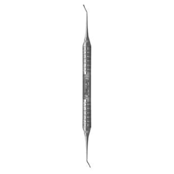 Hu-Friedy FH9/106 #9/10 Hirschfeld File Scaler, #6 Satin Steel Handle ...