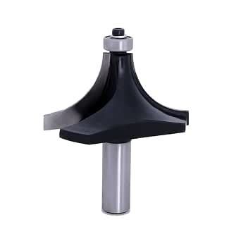 1" Radius Roundover Router Bit 1/2" Shank, Edge Forming Roundover Bit ...
