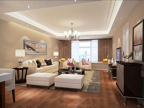现代简约四居室136平米9万-金科王府洋房装修案例-北京房天下家居装修网