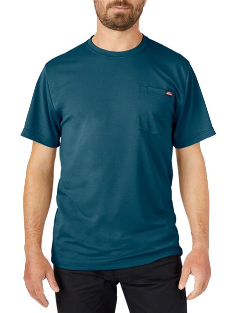 Genuine Dickies Men's Relaxed Fit Performance Polyester Tee Shirt ...