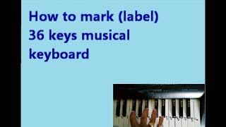 Image result for 36 Key Keyboard Notes