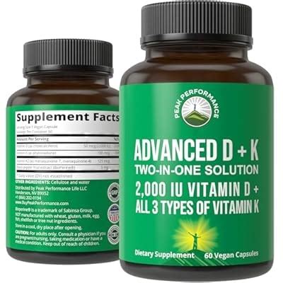 PeakPerformance Peak Performance Advanced Vitamin D 2000 IU with All ...