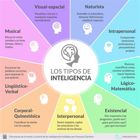 9 Tipos de Inteligencia según Gardner y Ejemplos - Infografía y Video