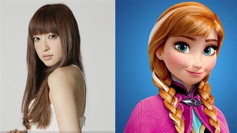 Sayaka Kanda, Japanese voice actress of Anna in Disney's Frozen and ...