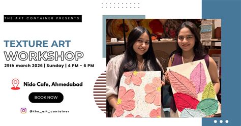 Texture Painting Workshop at Nido Cafe, Patron, Ahmedabad, 29 March ...