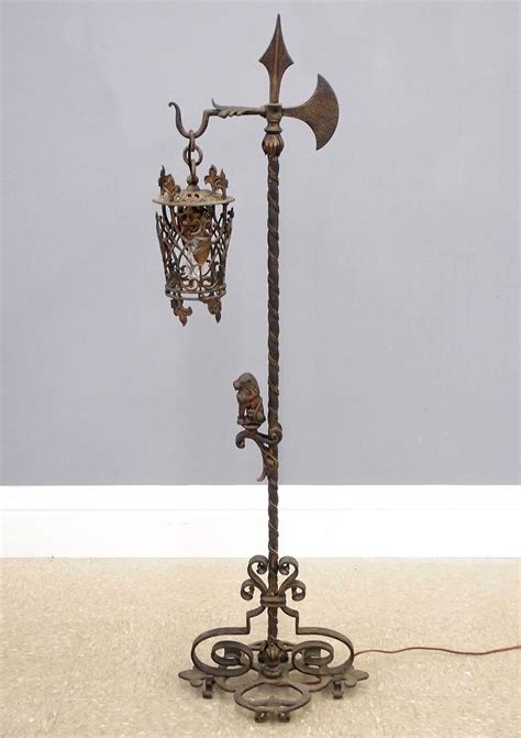 Gothic Revival Floor Lamp Auction