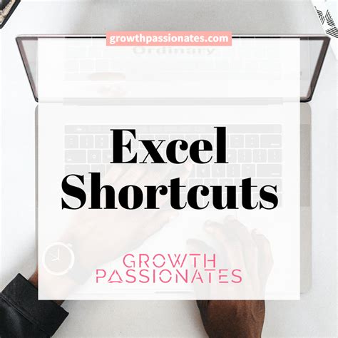 Excel Shortcuts - Explore List Of Time-Saving Shortcuts