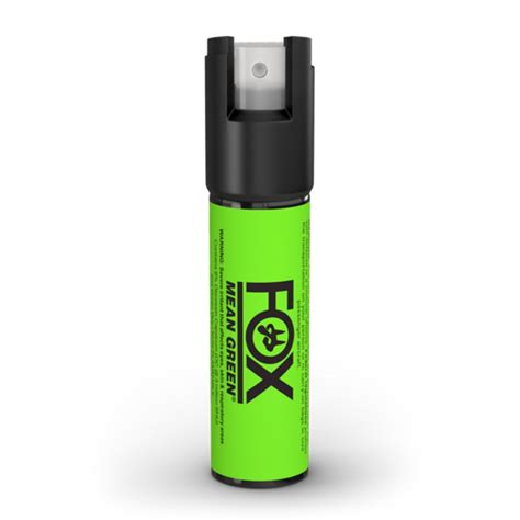 Fox Labs Pepper Sprays | Mean Green OC Spray - CopsPlus