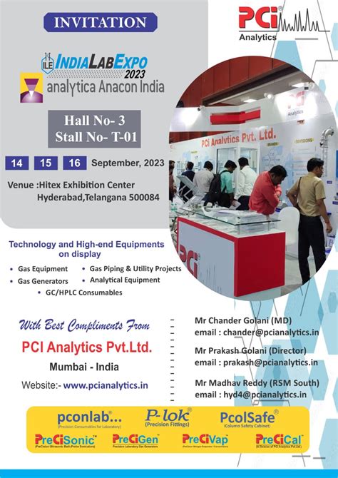 Events participated by PCI Analytics Pvt Ltd