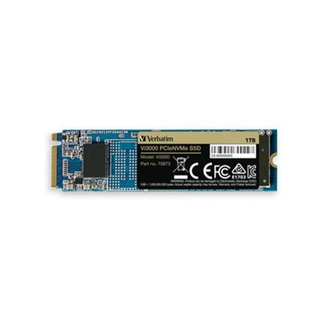 Verbatim Vi3000 | 1TB PCIe Gen3 | NVMe Internal SSD