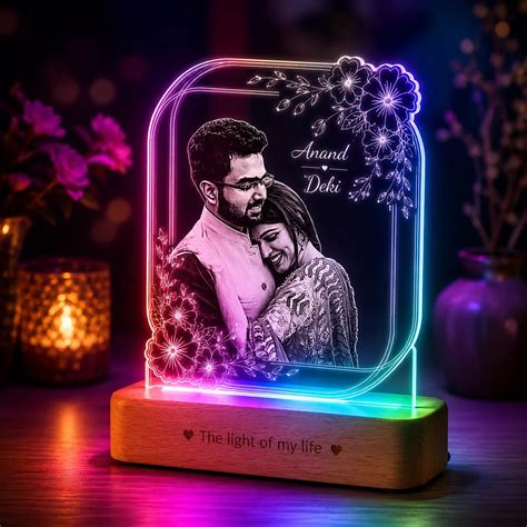 Precious Memories - Engraved Acrylic Photo Lamp – Zoci Voci