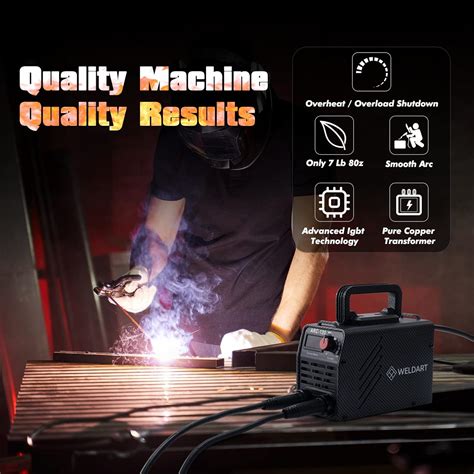 Buy WELDART 110V Welder,120A ARC Welder Machine IGBT Digital Hot Start ...