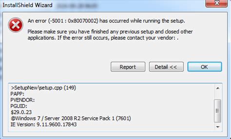 InstallShield Wizard Error Reading Setup Initialization File 的图像结果