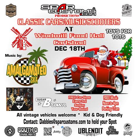 Spar Holiday Car/Music/Scooter Party, Windmill Food Hall, Carlsbad, 18 ...