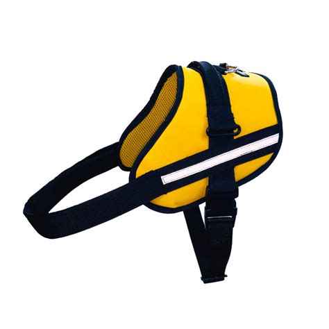 Caninkart Hassle-Free Yellow and Black Dog Harness (Large) : Amazon.in ...