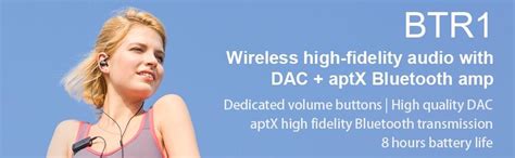 FiiO BTR1 DAC + Apt Bluetooth Amplifier with Mic and in-line Controls ...