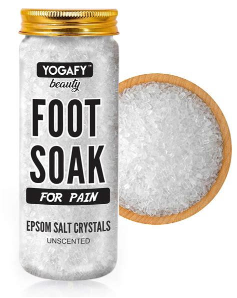 YOGAFY- Foot Soak for PAIN RELIEF with Epsom Salt - (300 g) | DETOX SPA ...