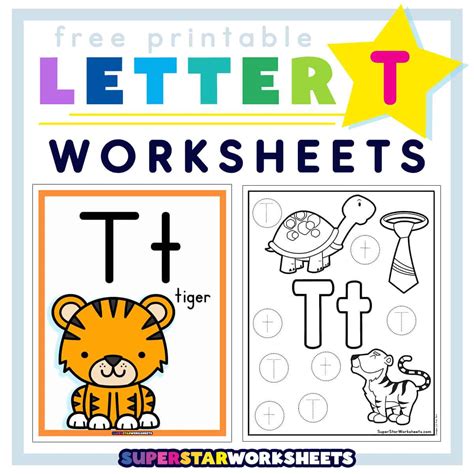 The Letter T Worksheets 50+ The Letter T Worksheets For 5th Year On