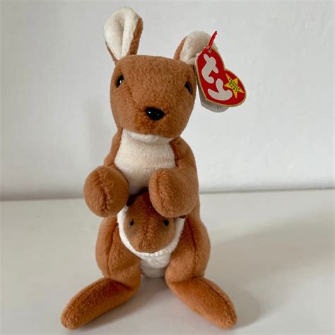 Rare Original Pouch the Kangaroo Beanie Baby - Etsy