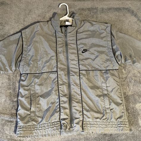 Vintage Nike windbreaker All zippers function... - Depop