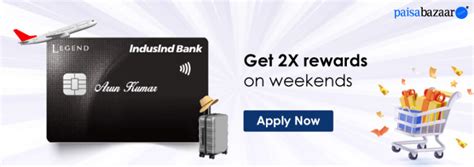 IndusInd Bank Legend Credit Card - Rewards, Features, Benefits - 22 ...