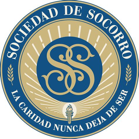 Sello de la Sociedad de Socorro, marcador de libro y póster