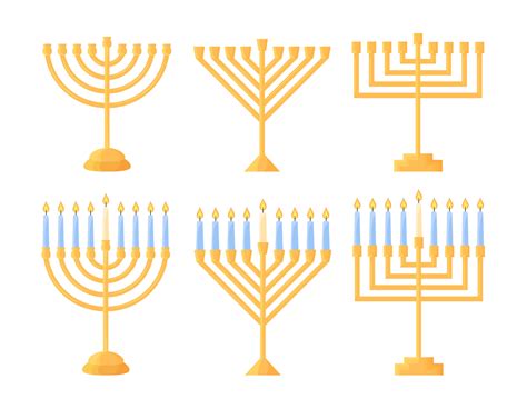 Traditional Jewish Menorah