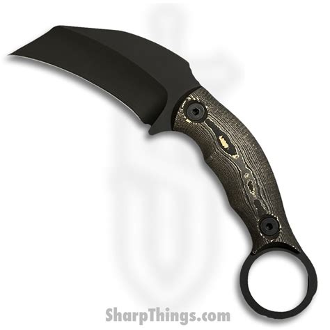 Half Face Blades - HFBKARAMBAB - Karambito - Fixed Blade Knife - S35VN ...