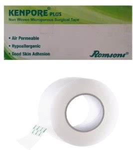 Romsons Kenpore Plus Non Wooven Microporus Surgical Paper Tape (1.0 ...