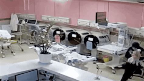 CCTV captures chaos at Iran hospitals amid strikes; patients and staff ...