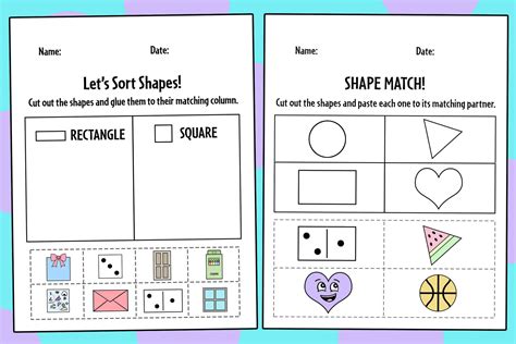 Shape Sort Activity 的图像结果