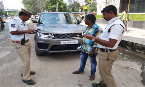 Rs.1cr fine collected for traffic violations in Rachakonda in a week; 8 ...